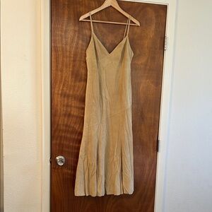 Ralph Lauren Genuine Suede Midi Dress
